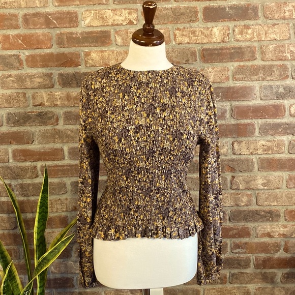 gimmicks by BKE Tops - Gimmicks Medium fall colored floral blouse